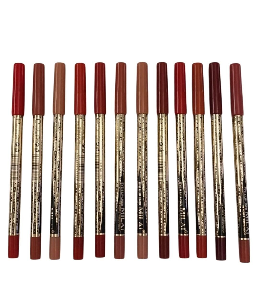 12 Crayons gel pour lèvres et yeux. thumbnail 3