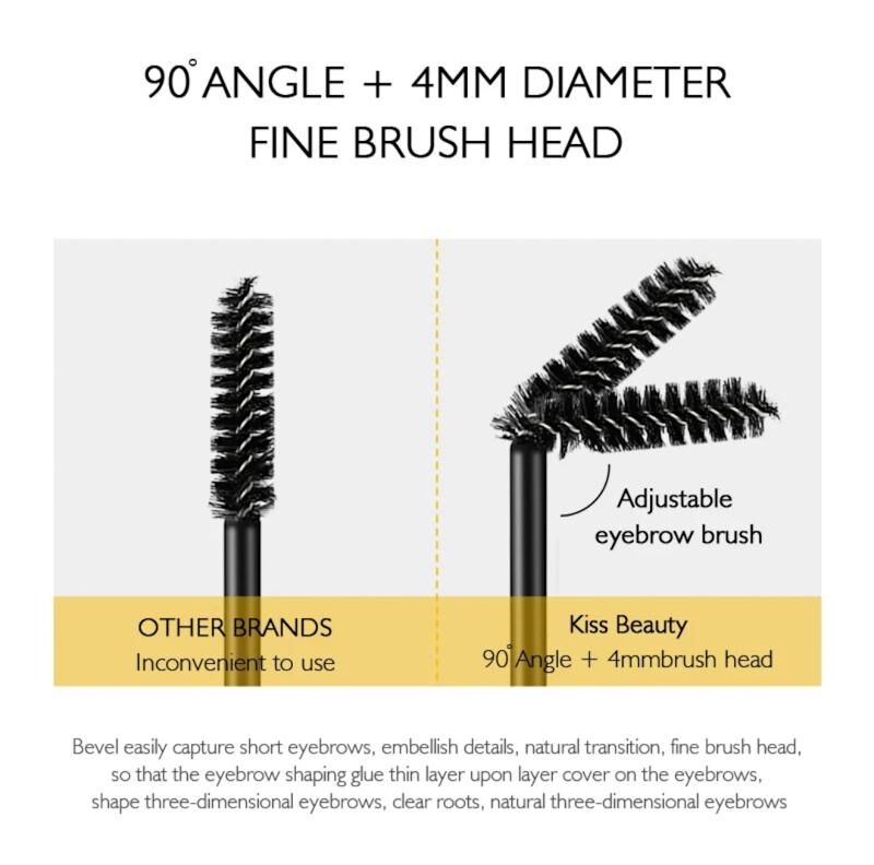 Fixateur de sourcils transparent et incolore.  thumbnail 4