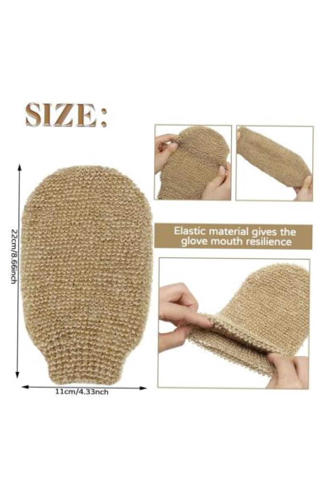 Gant Exfoliant Naturel de Bain.