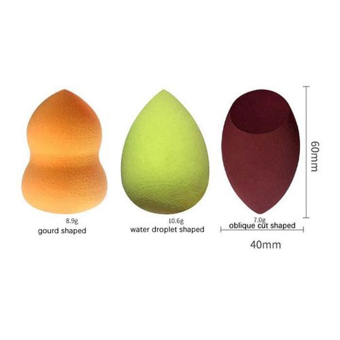 5 Mini éponges de Maquillage Couleurs Aléatoires thumbnail 5