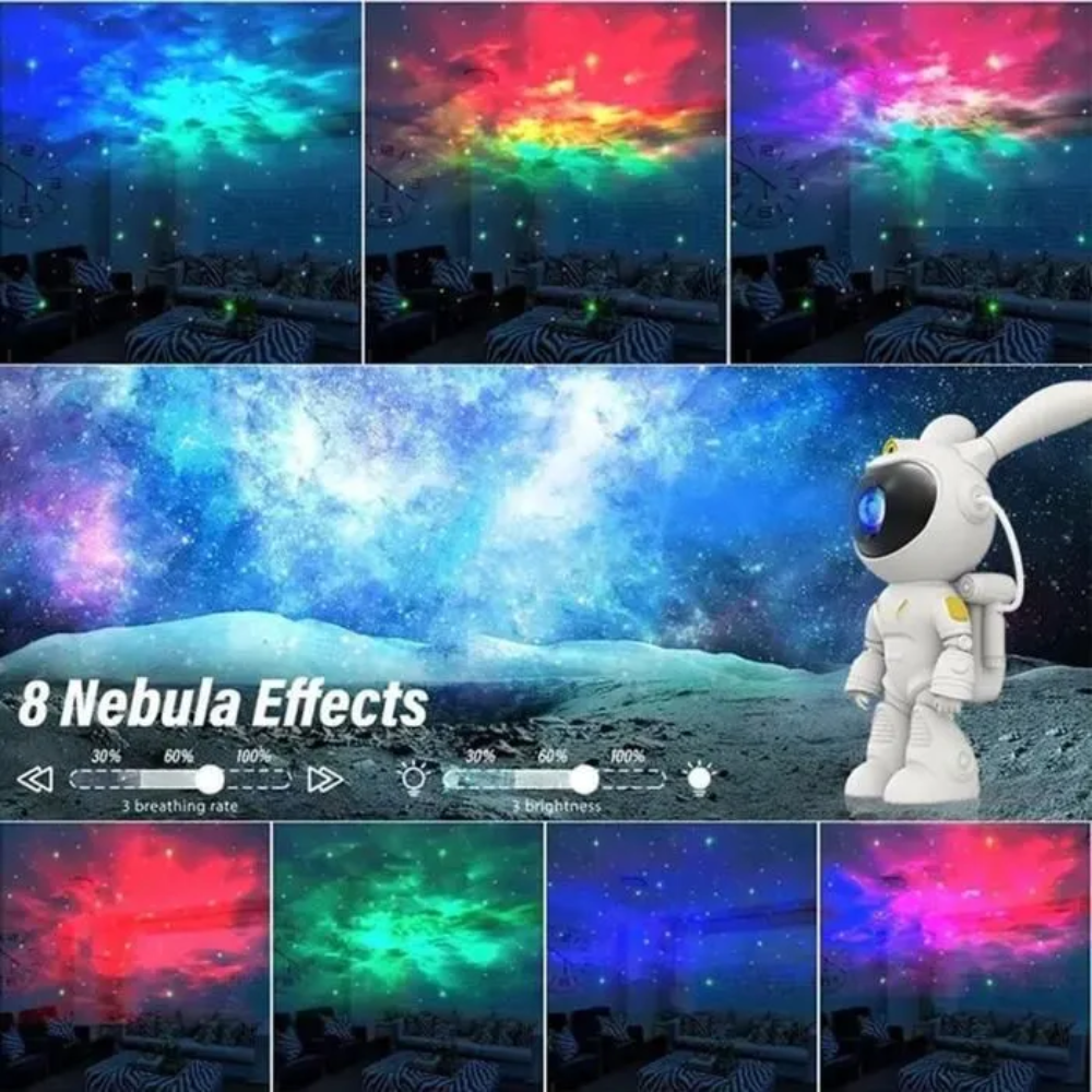 Projecteur de ciel etoile a LED Space Rabbit - Blanc, Lapin Astronaute ( Space Bunny ) thumbnail 5