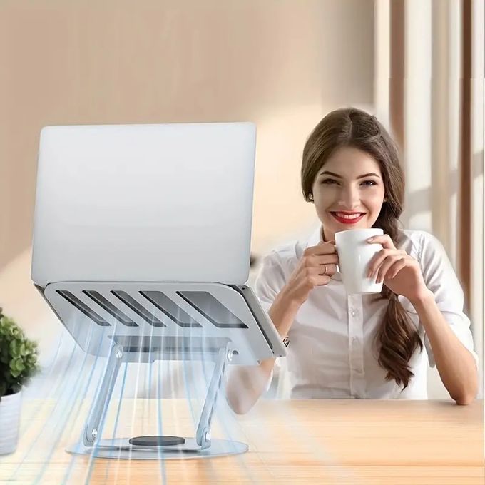 Support pliable universel pour ordinateurs portables et tablettes Rotatif 360°  thumbnail 5