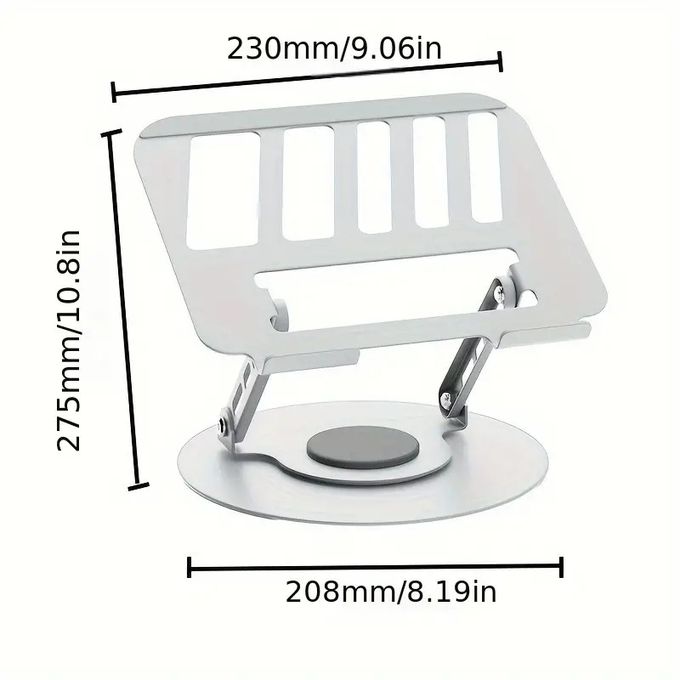 Support pliable universel pour ordinateurs portables et tablettes Rotatif 360°  thumbnail 8
