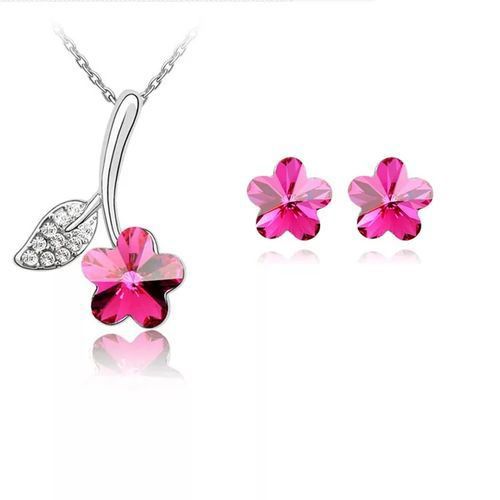 Parure de Bijoux Forme Fleur