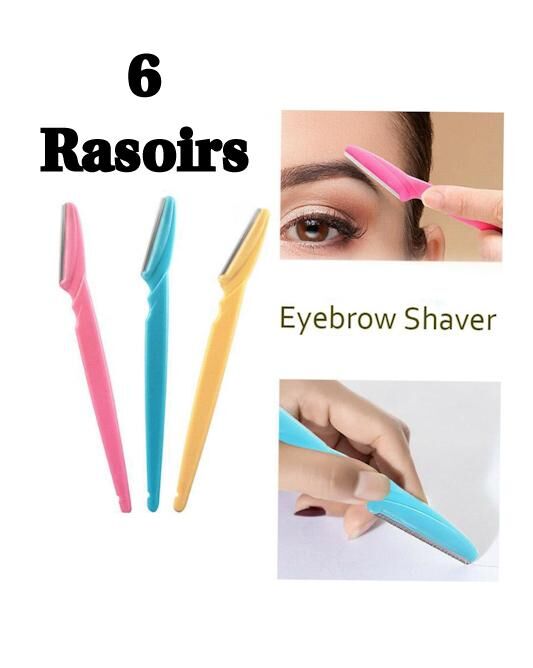 6 Rasoirs Multi usage inoxydable.