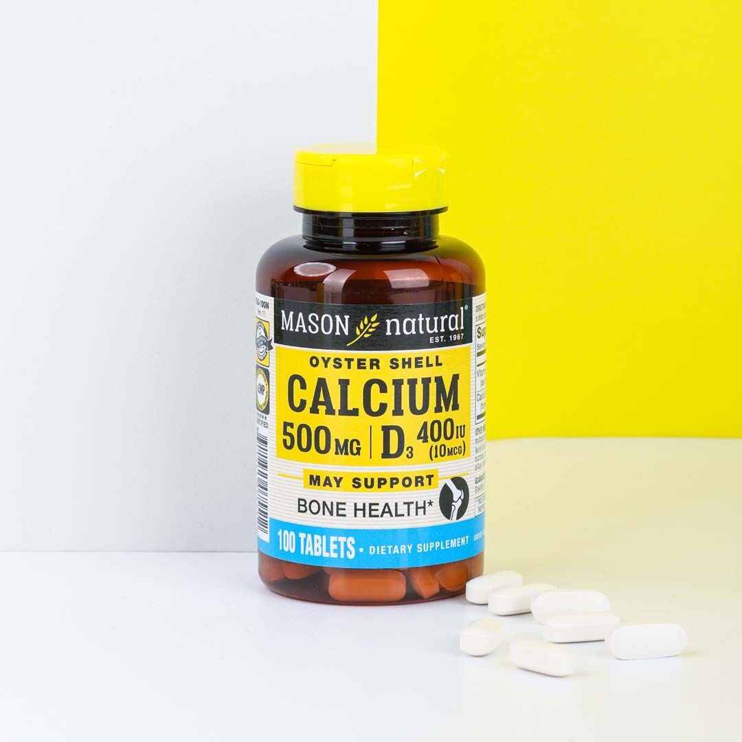 Coquille d'huître Calcium Plus D3, 100 Comprimés