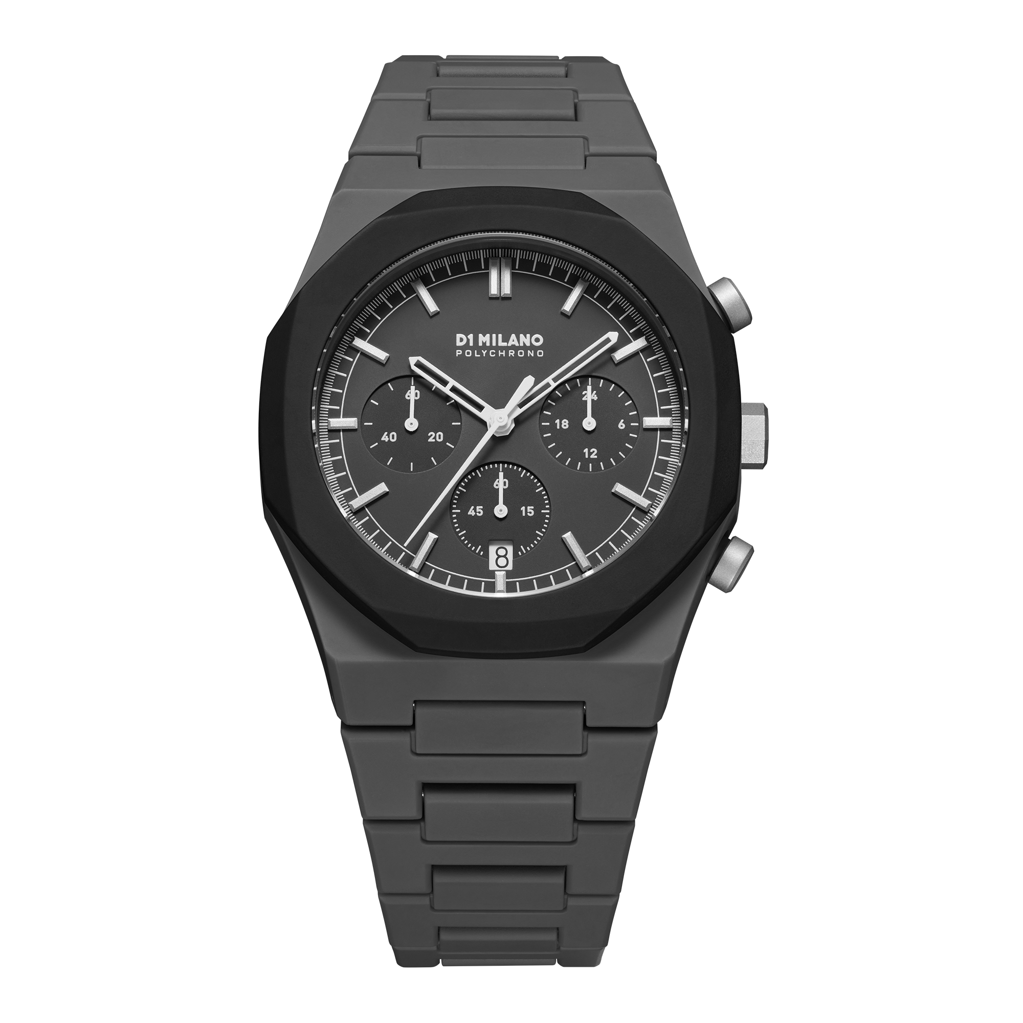 Montre Polychrono 40.5 mm - Black Blast