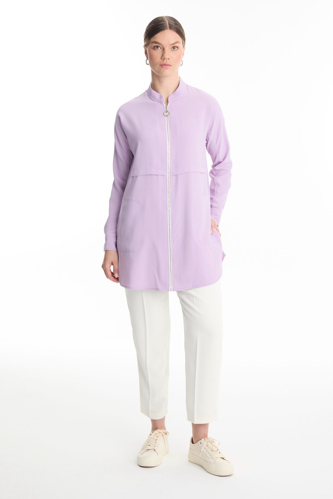 veste avec Fermeture éclair détaillée  thumbnail 4