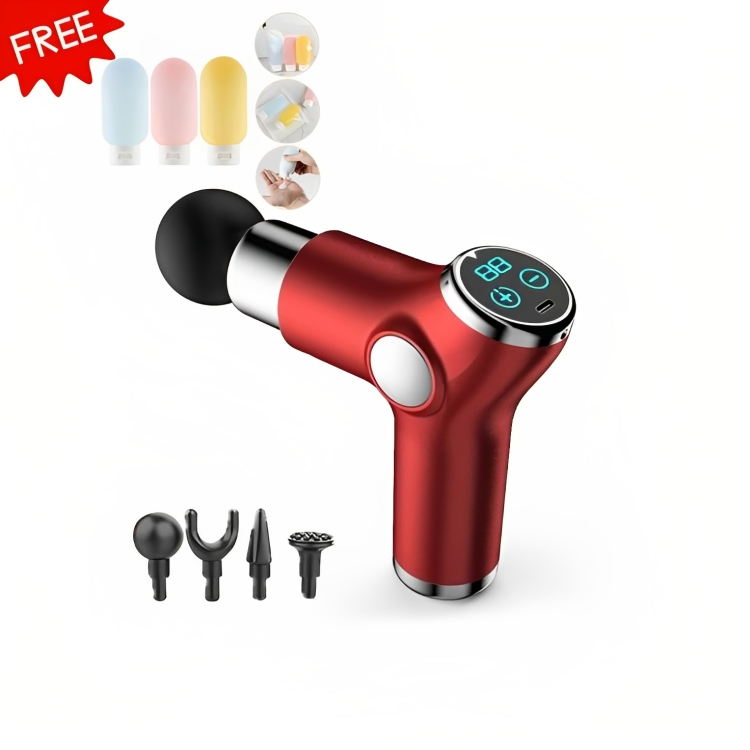 Pistolet De Massage Musculaire, profond sans fil USB Booster KH-515 +Ensemble De Bouteilles Anti-Fuite