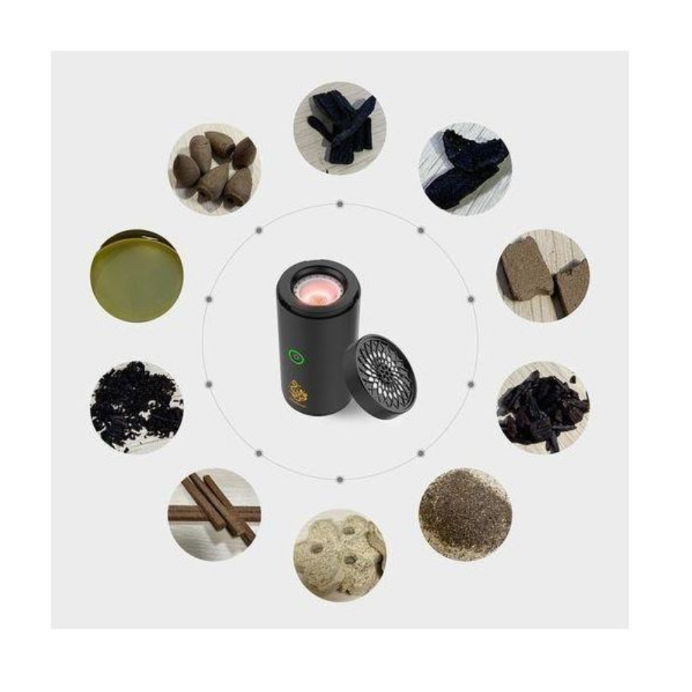 Mini Bruleur D’encens Électrique Portable – Couleur Aléatoire thumbnail 6