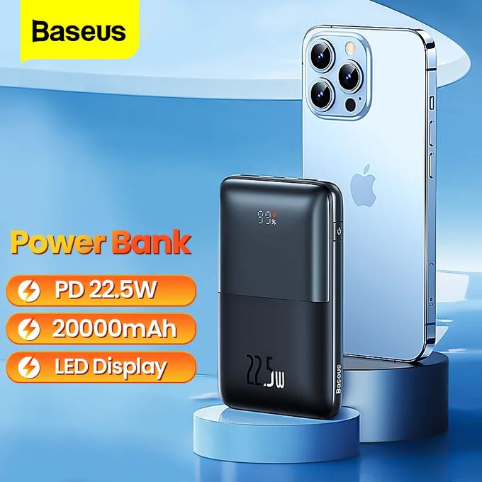 Power Bank Bipow Pro 20000mAh 22.5W Charge Rapide PD, QC3.0