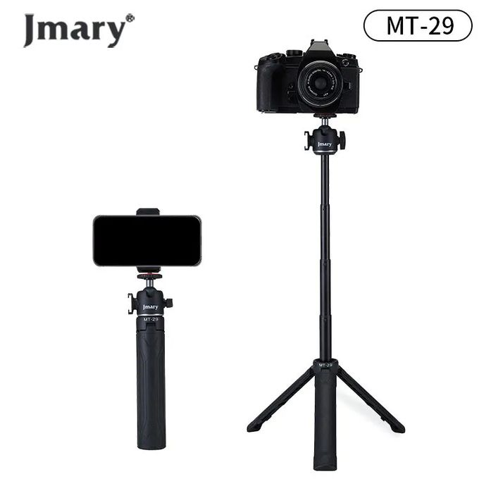 Mini Trépied Mt-29 Avec Support Pour Téléphone Et Caméra Dslr thumbnail 4