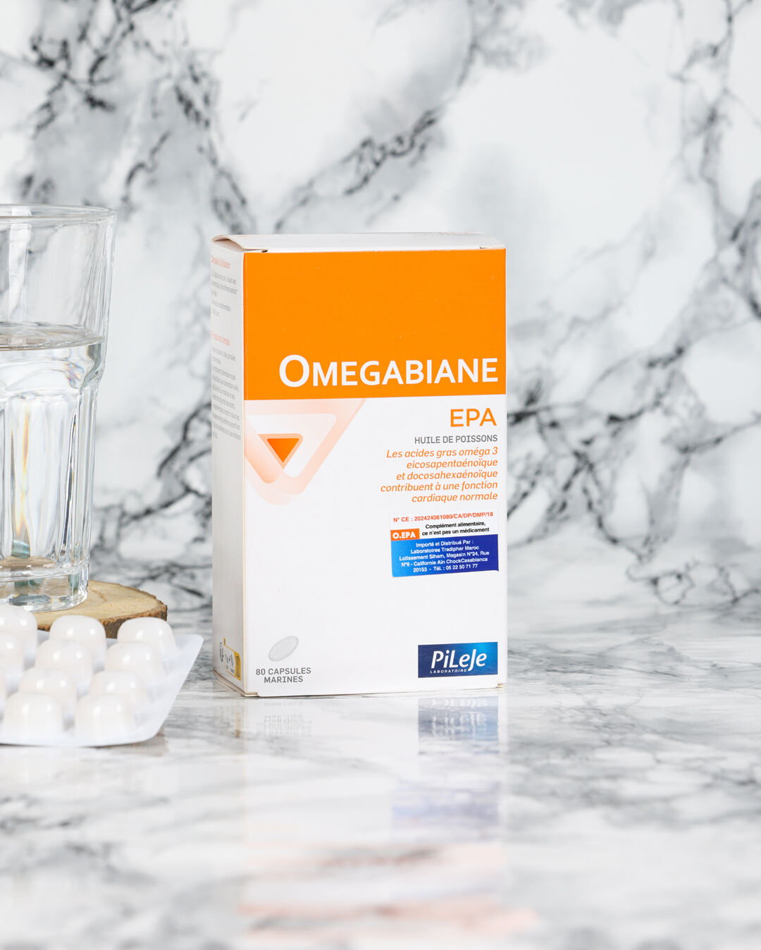 Omegabiane EPA 80 capsules marines complète l'apport en oméga 3