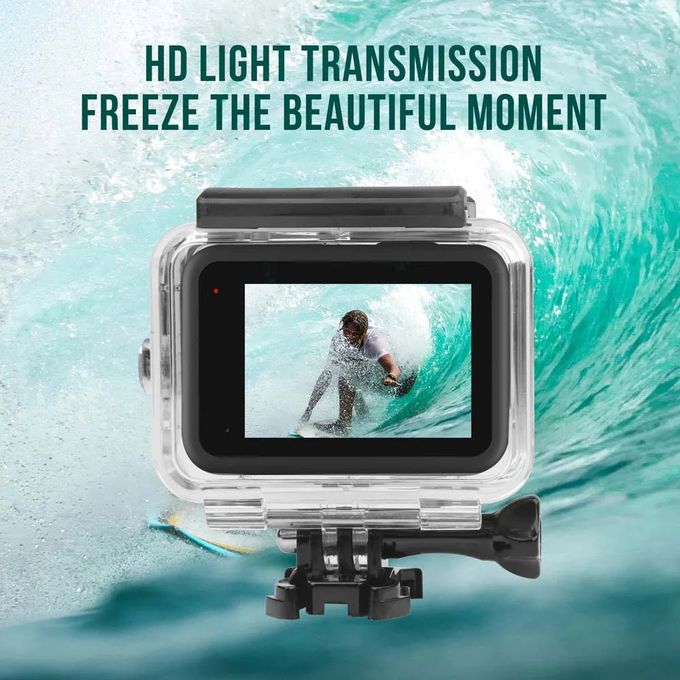 Coque étanche pour Gopro Hero 10 11 12, Support de 60m de profondeur de plongée