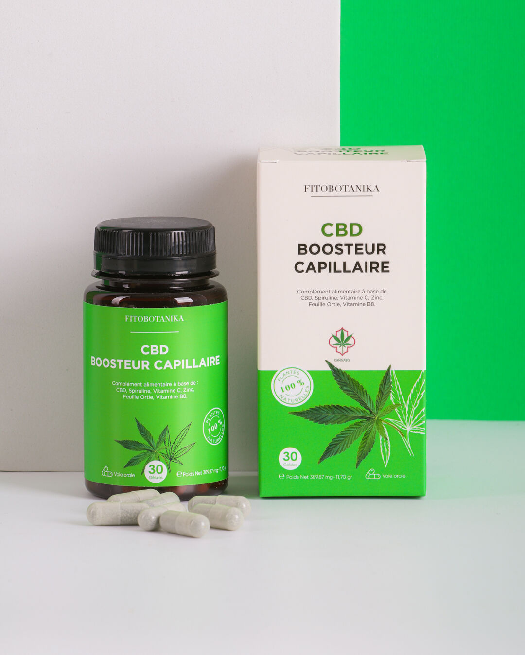 Cbd boosteur capillaires 1 boite 30 Gélules -  Cannaflex