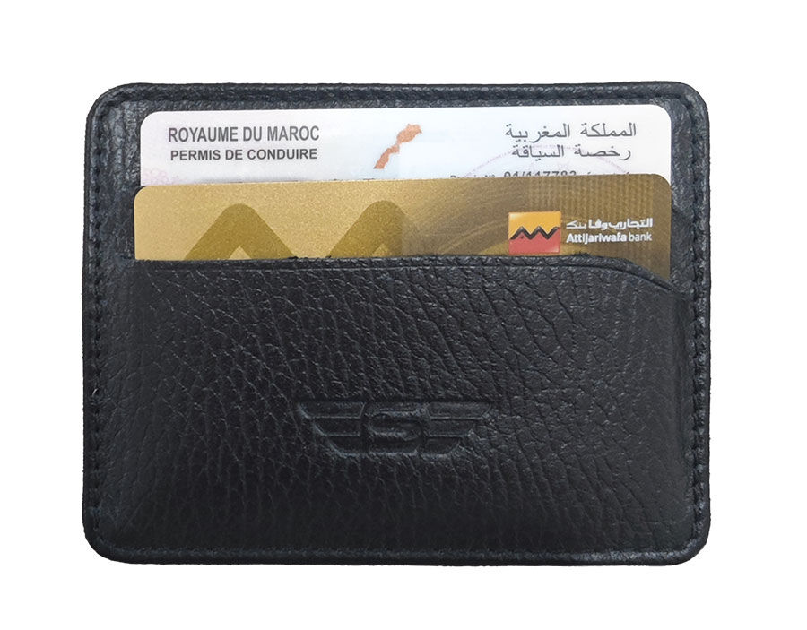 Porte Carte Cuir Véritable Légende
