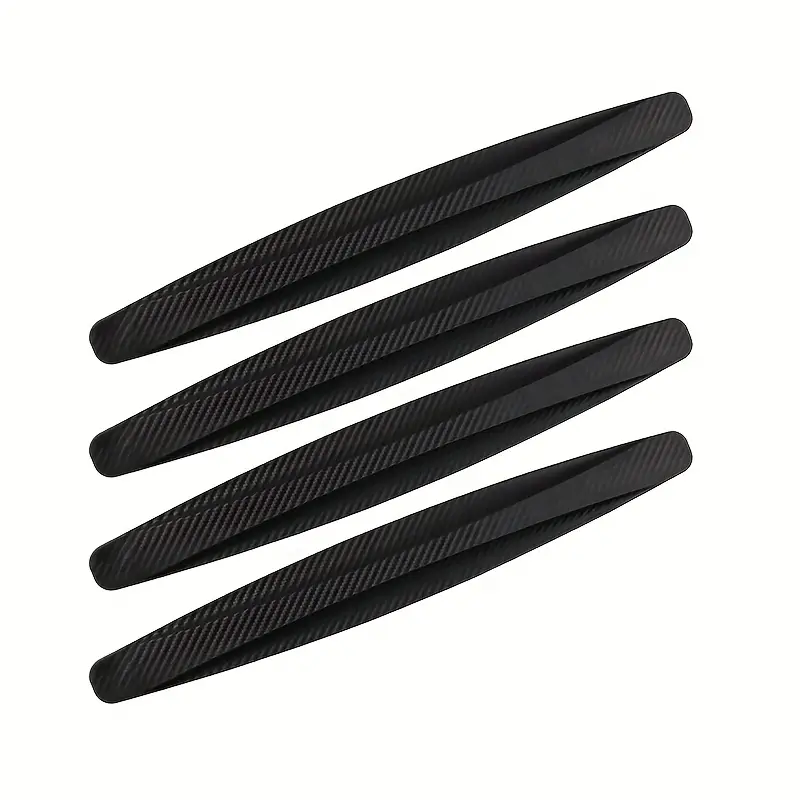 4 Protecteurs Pare-chocs Fibre Carbone - Anti-Rayures Avant/Arrière - Style Sport Universel
