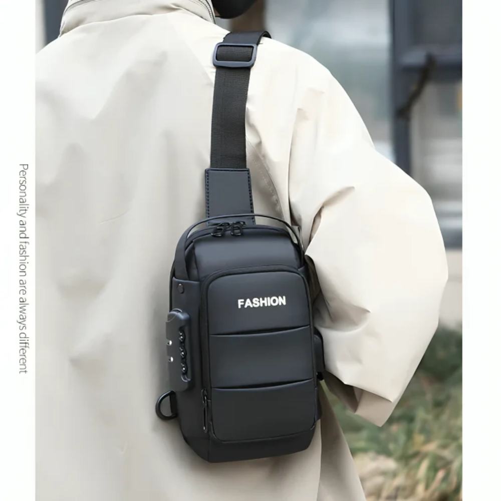 Sac Bandoulière Antivol Usb Charge & Sécurité – Design Fashion Compact thumbnail 4