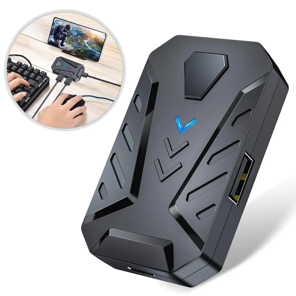 Ensemble Clavier & Souris Gaming Mobile avec Convertisseur – Compatible Android, iOS & iPad thumbnail 3