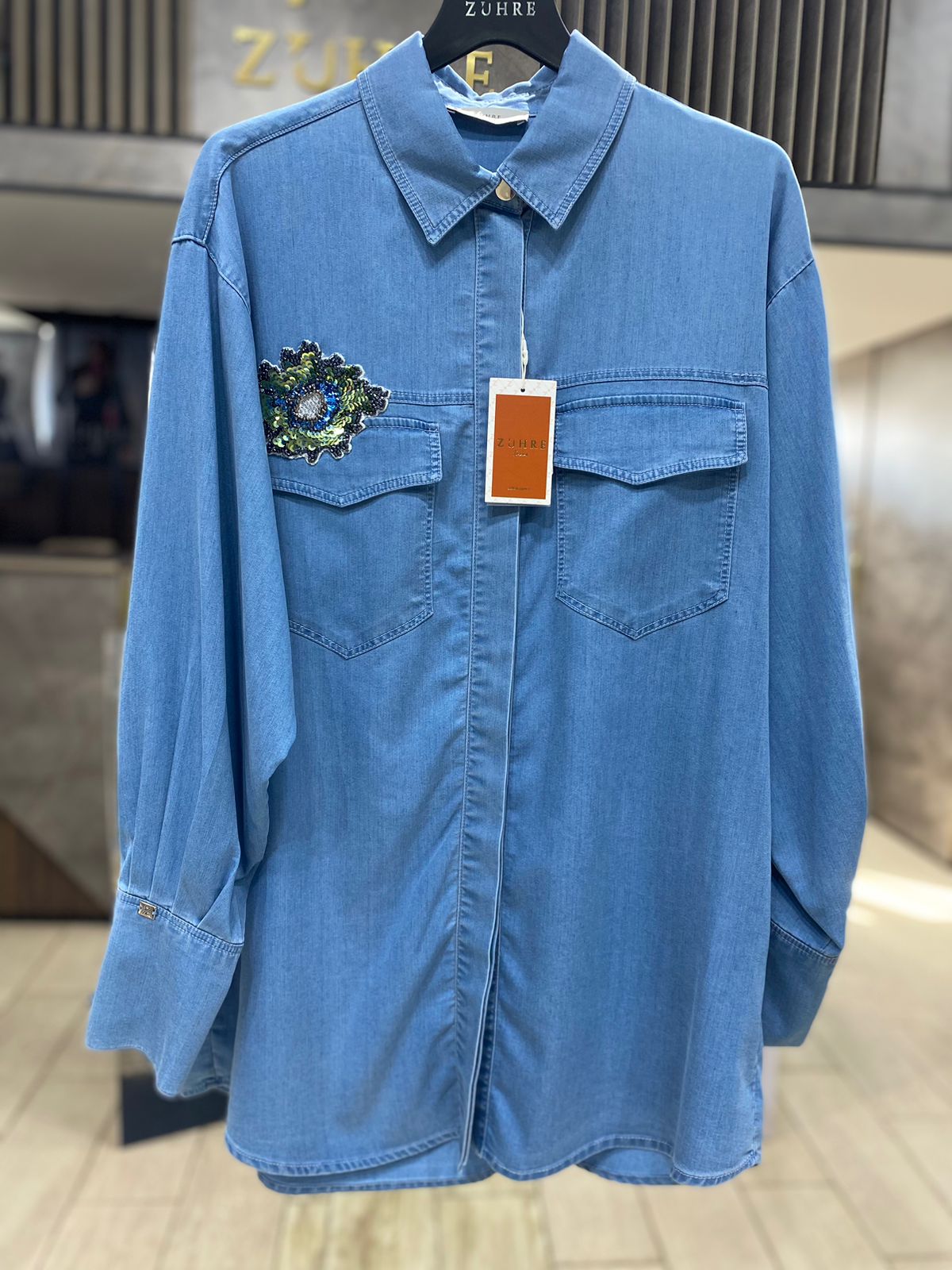 Chemise en jean thumbnail 5