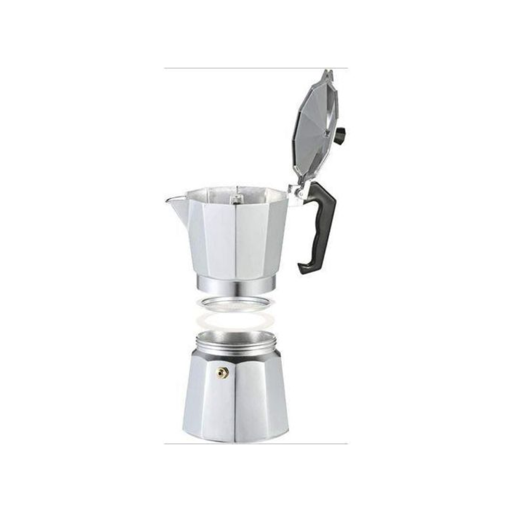Cafetière Moka Classique 6 Tasses - Goût Espresso Authentique thumbnail 4