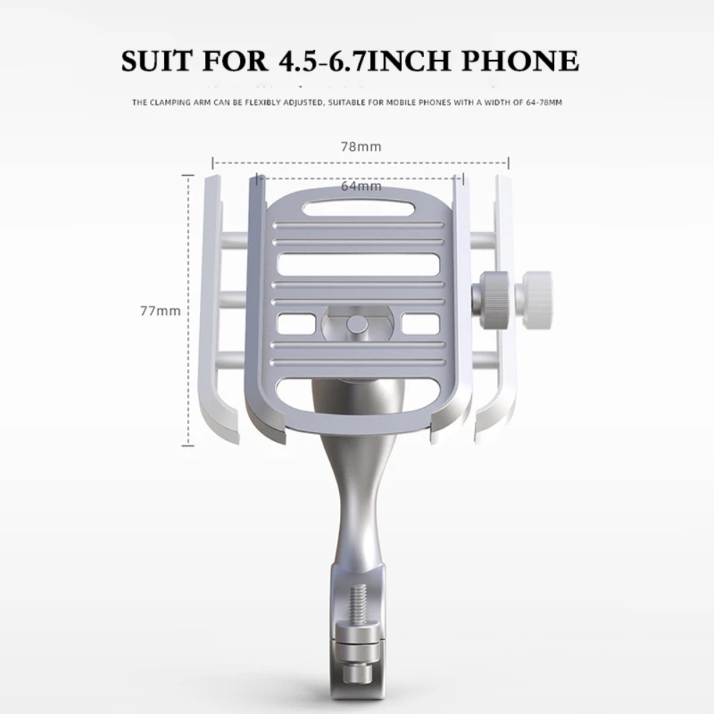 Support De Telephone Portable Pour Guidon De Moto 19-05+ Cable 3-in-1 Lightning / Micro / Type-c thumbnail 4