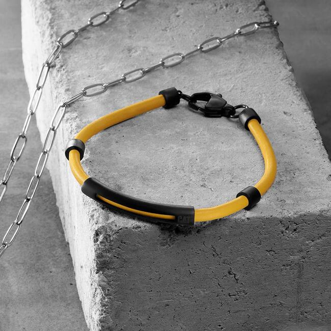 Bracelet Pour Homme Jaune et Noir