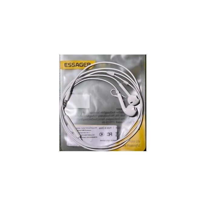 Écouteurs intra-auriculaires filaires avec microphone, écouteurs stéréo thumbnail 4