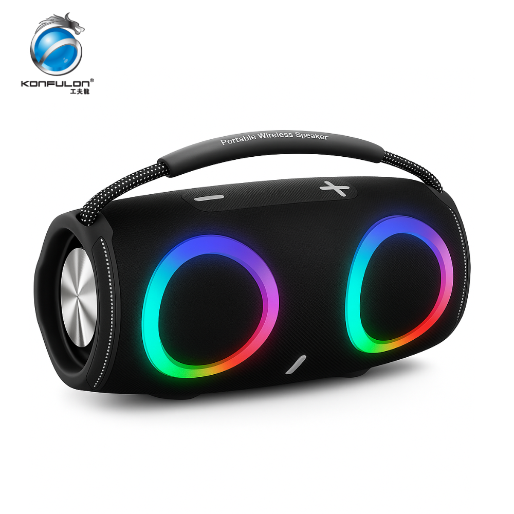 Enceinte Sans Fil F23 – Son Puissant & Design Portable