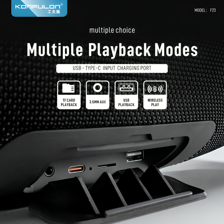 Enceinte Sans Fil F23 – Son Puissant & Design Portable thumbnail 5