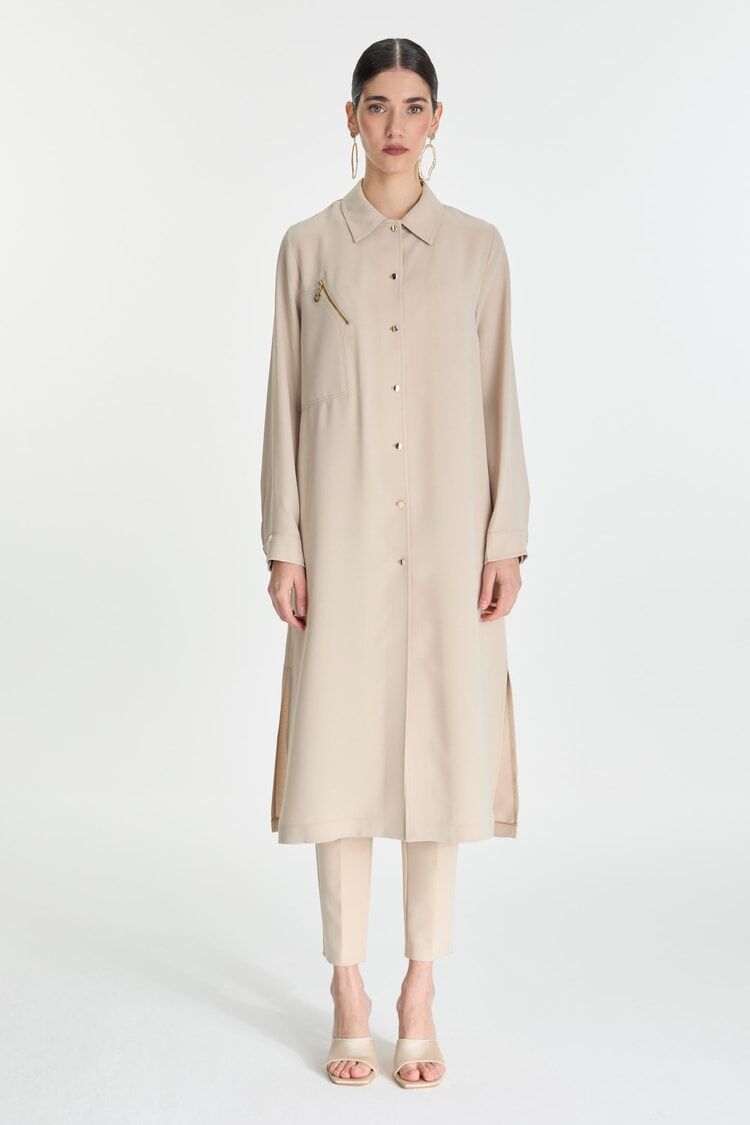 Col de chemise Fermeture boutonnée