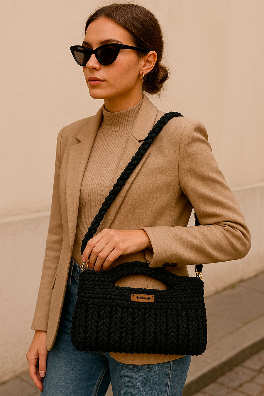 Sac à Main Bandoulière Anna Noir thumbnail 4