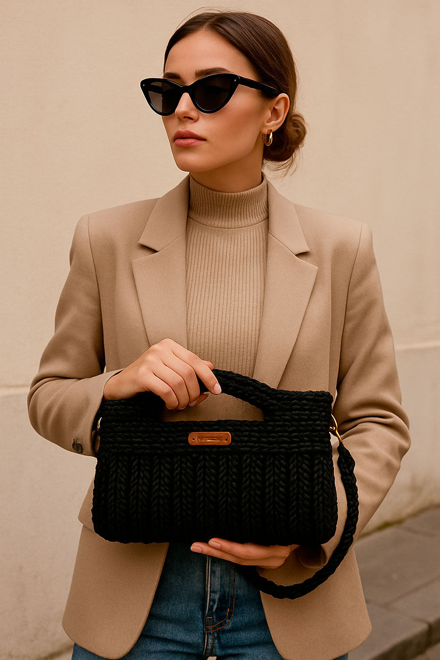 Sac à Main Bandoulière Anna Noir thumbnail 5