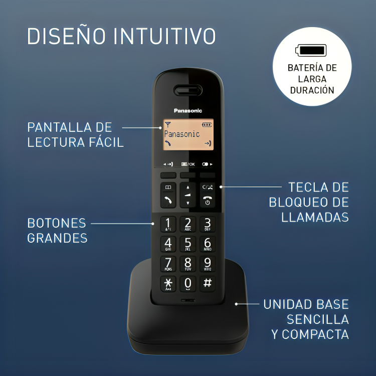 Téléphone Fixe  KX-TGB612 thumbnail 3