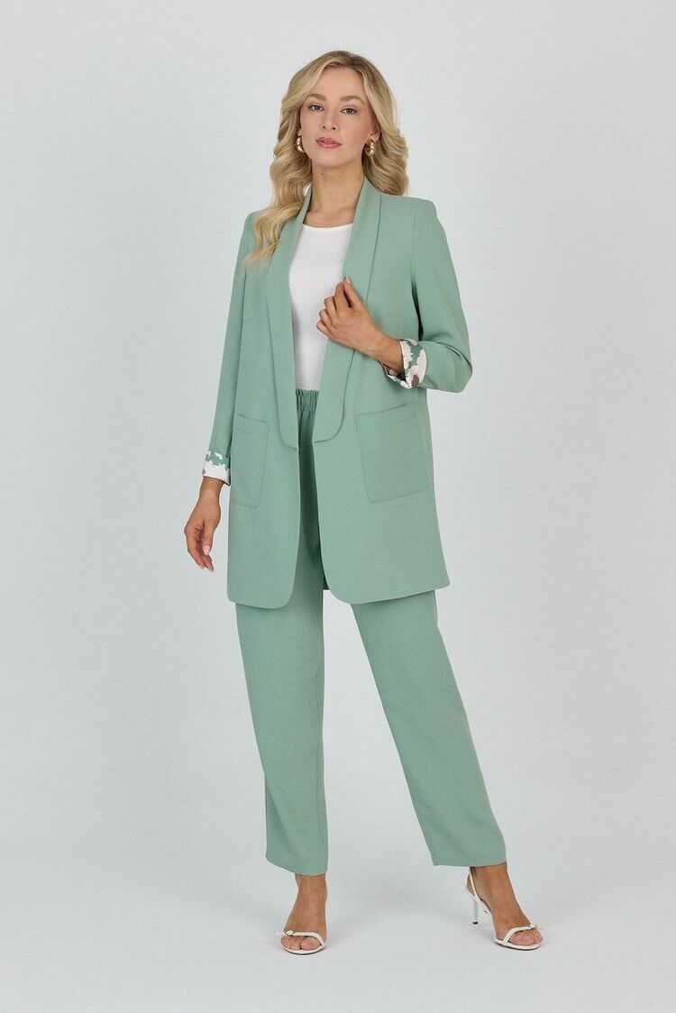 Ensemble veste et pantalon avec détail de poche