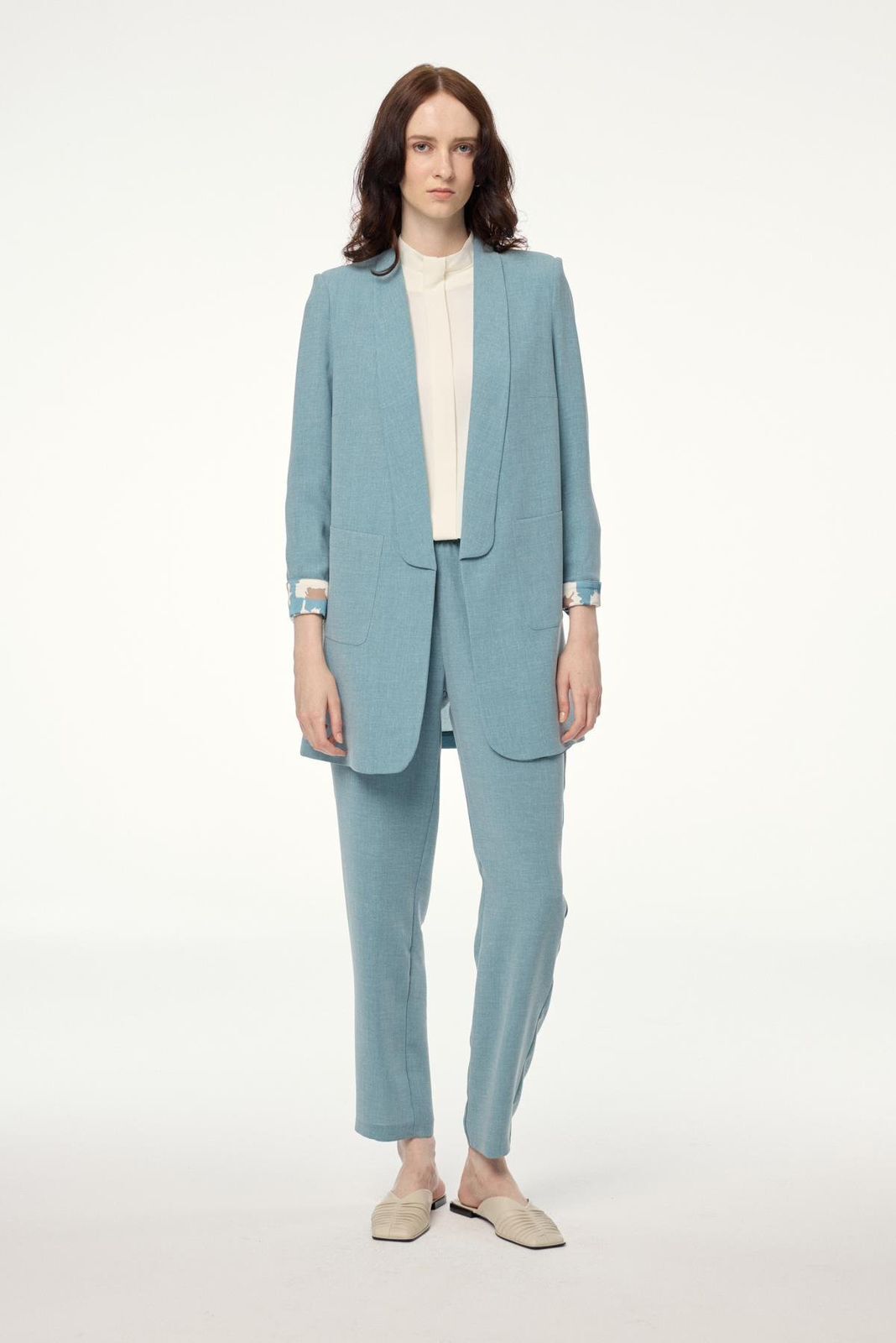 Ensemble veste et pantalon avec détail de poche thumbnail 5