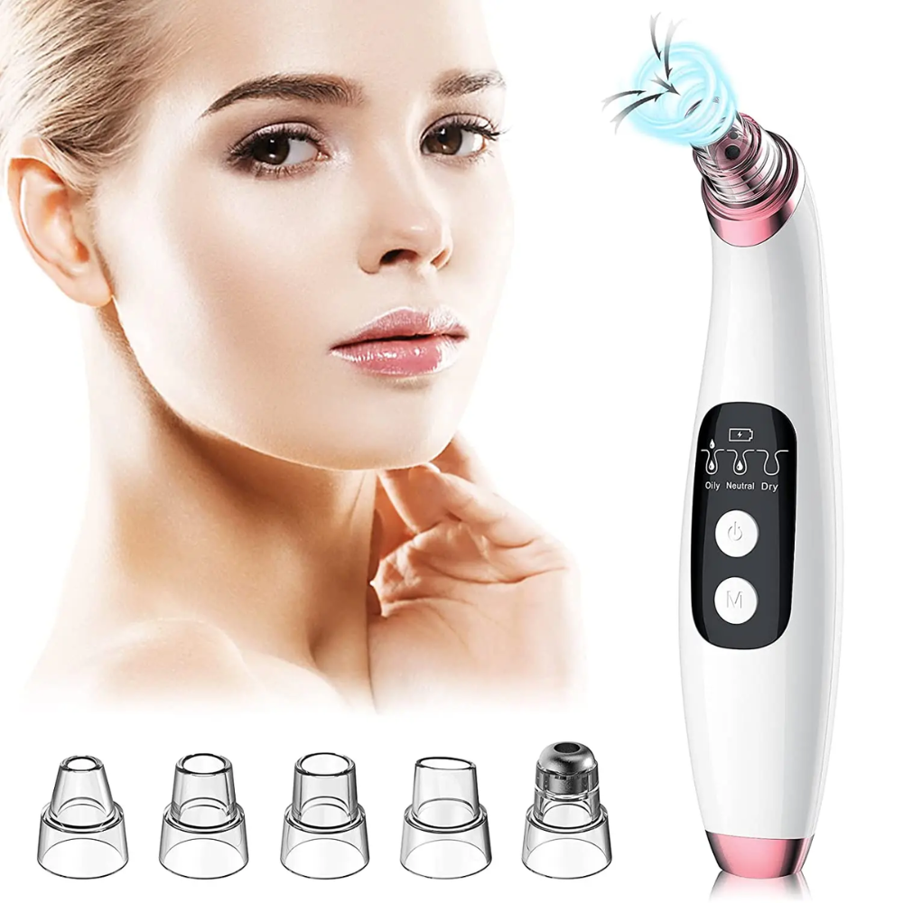 Aspirateur De Pores Pour Points Noirs – Avec Caméra Et 3 Embouts thumbnail 2