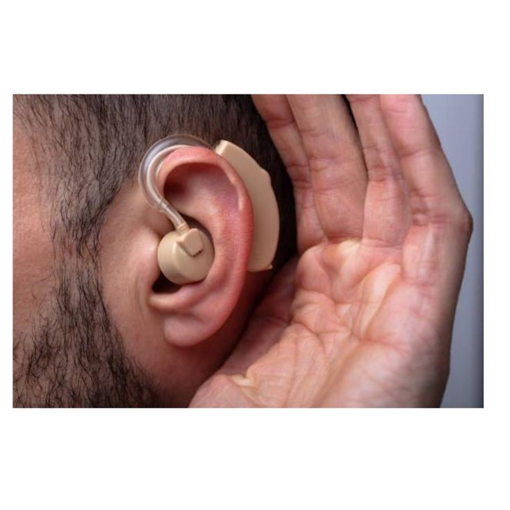 Appareil auditif Cybersonic, appareil pour personnes agees et enfants, amplificateur de son sans fil alimente par batterie avec etui