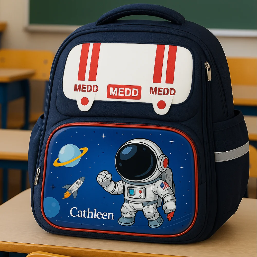 Sac à Dos Scolaire Enfant Motif Astronaute