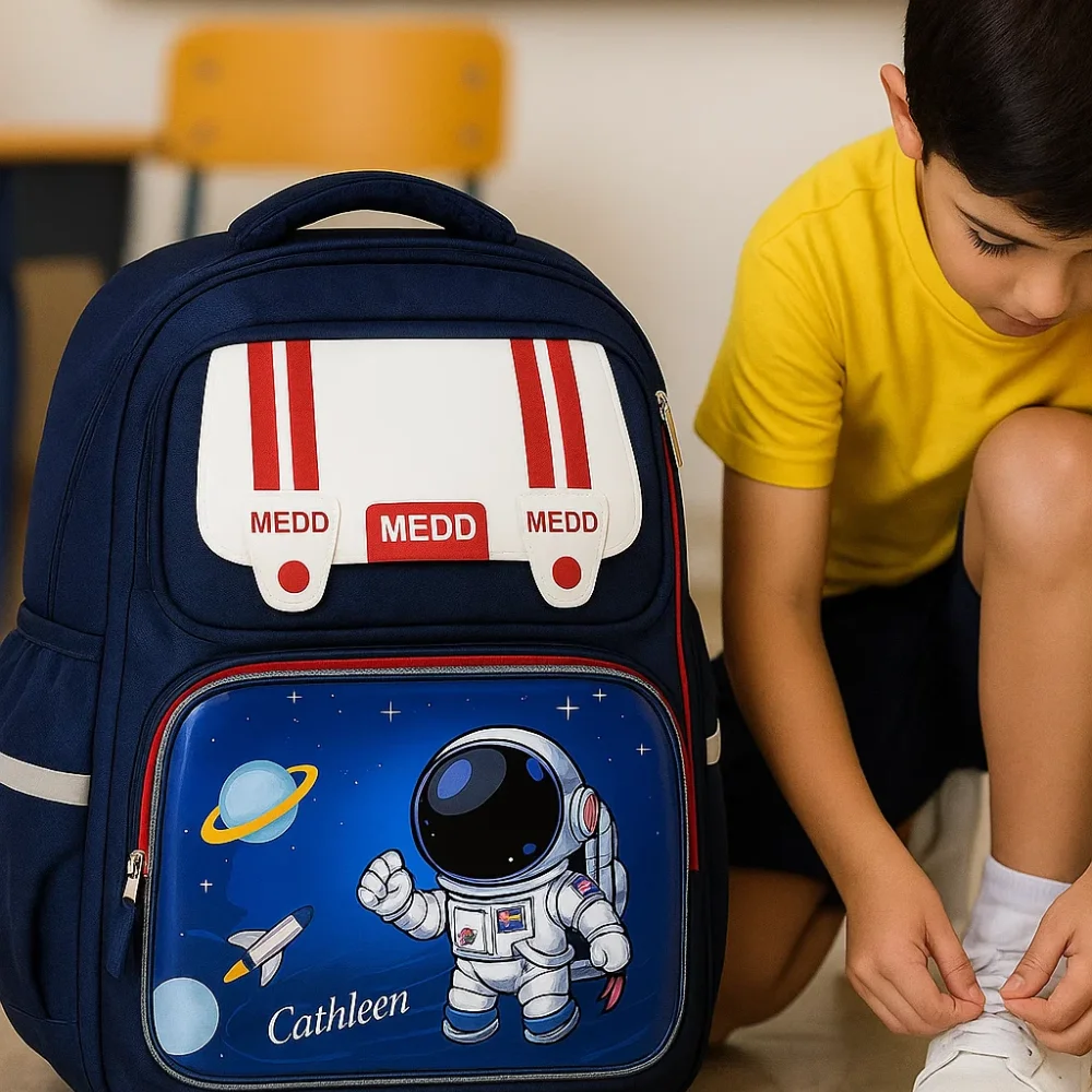 Sac à Dos Scolaire Enfant Motif Astronaute thumbnail 5