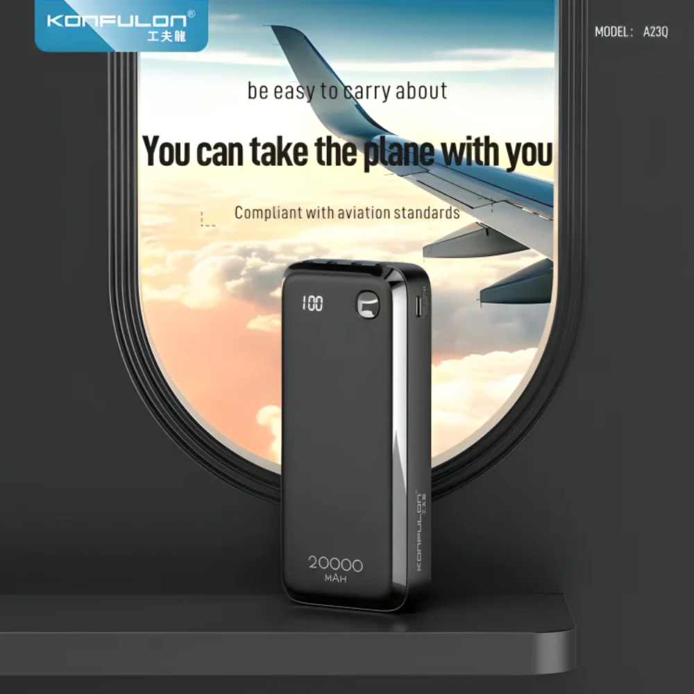 Power Bank A23q 20000mah - Couleur Aléatoire thumbnail 3