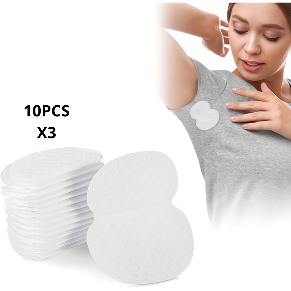 Pack 10x3 Coussins Anti-transpiration Jetables – Restez Frais Et Confiant Toute La Journée