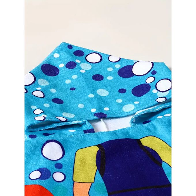 Serviette à Capuche Enfant Plongeur – Ultra Douce & Absorbante – 3 à 10 Ans thumbnail 4
