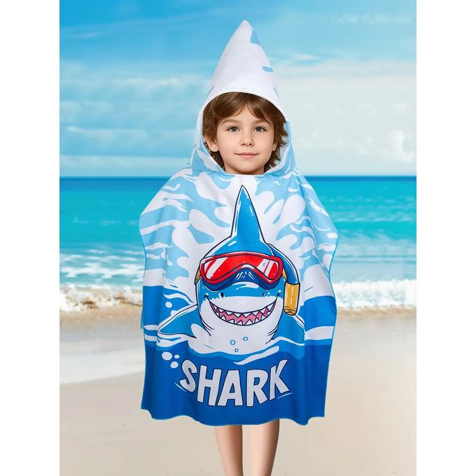 Cape de Bain à Capuche Requin