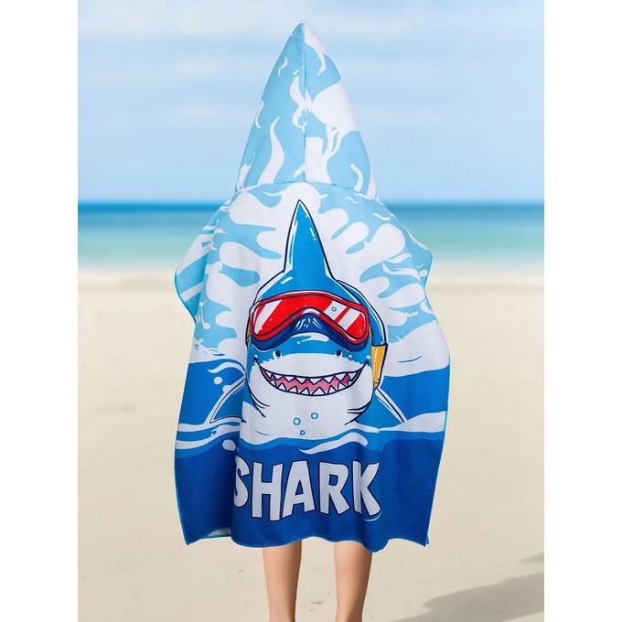 Cape de Bain à Capuche Requin