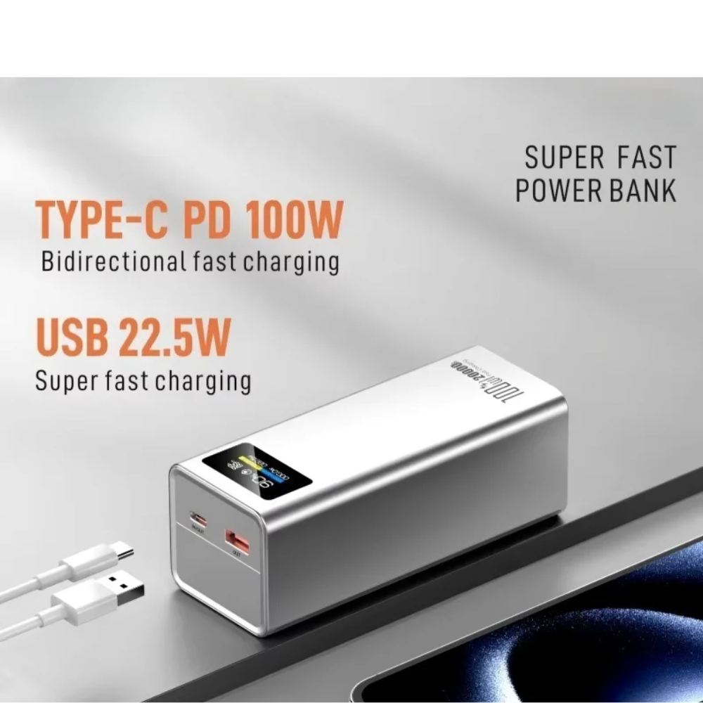 Power Bank 20000mAh Super Fast A60Q – PD 100W & USB 22.5W thumbnail 3