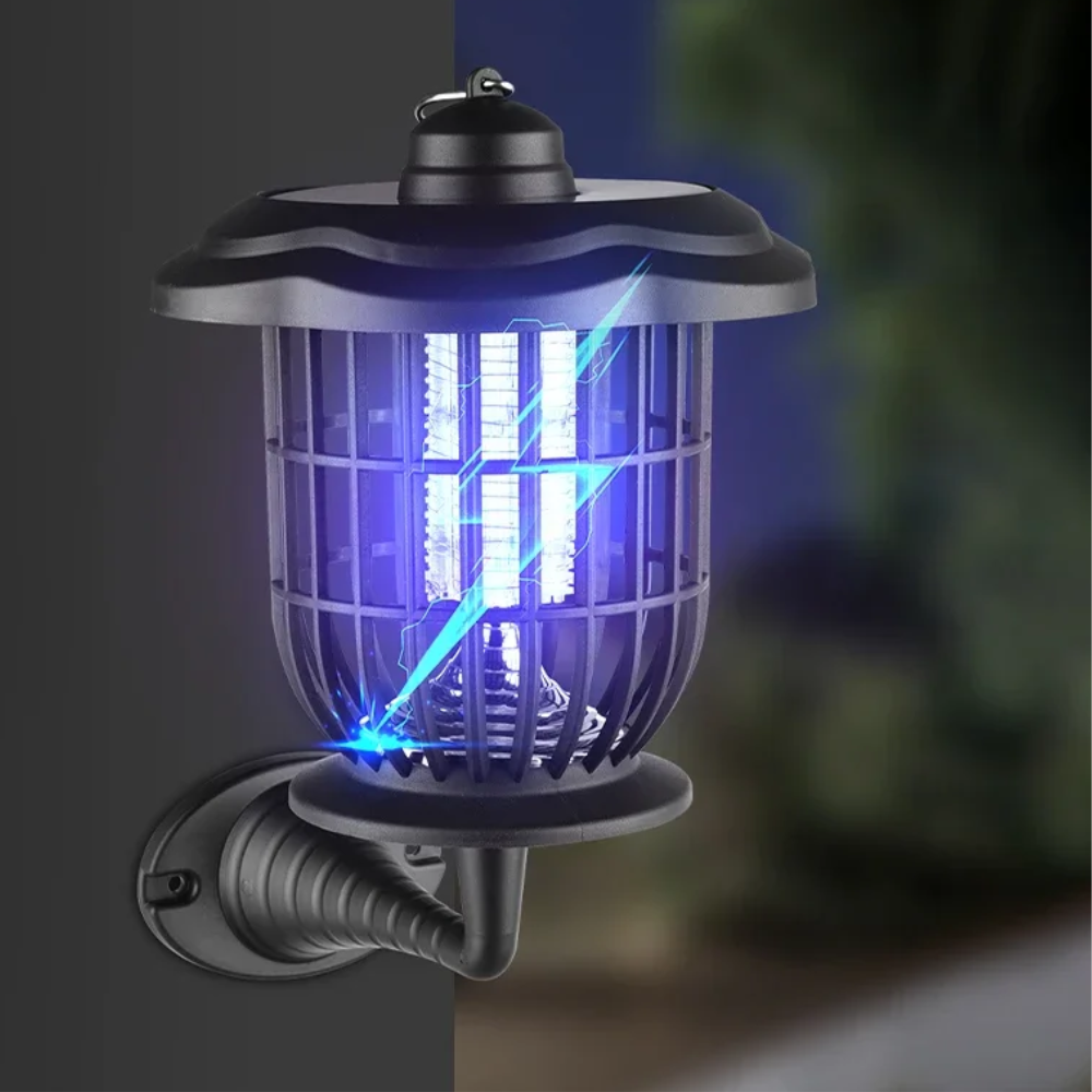 YW-08092 lumiere solaire a gradation automatique controle des insectes UV conception ABS etanche 1200mAh