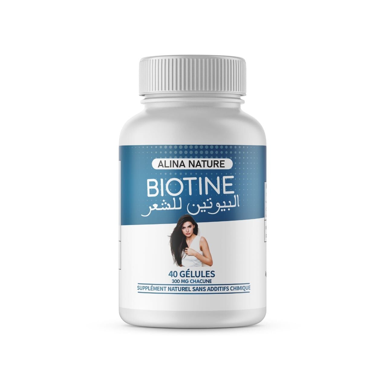 Biotine – Santé des cheveux, ongles & peau – 40 gélules