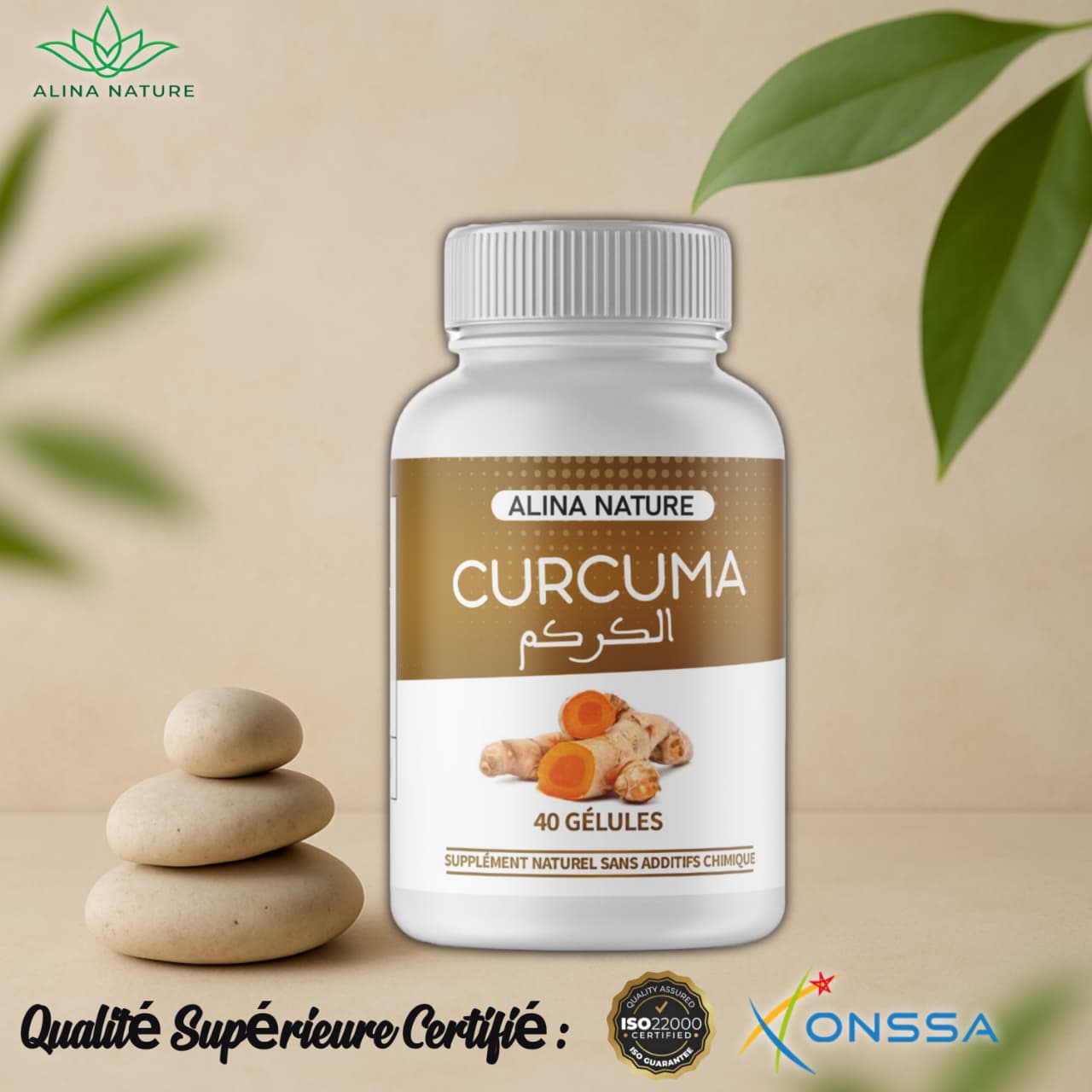 Curcuma – Santé articulaire & digestion – 40 gélules
