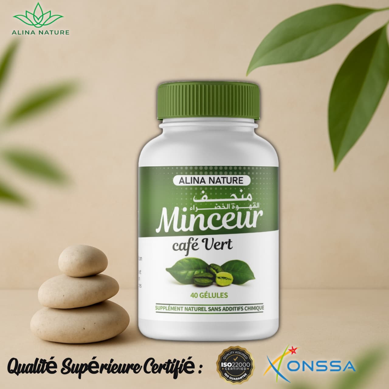 Café Vert – Brûleur de Graisses & Minceur Naturelle – 40 gélules